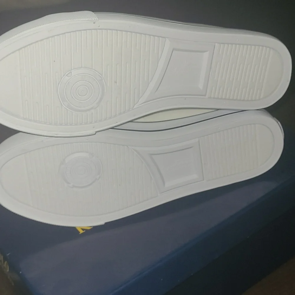 New Polo by Ralph Lauren canvas high tops sizes 6.5 jr = 8 wmn and 7jr =… - Picture 5 of 7